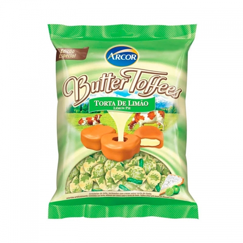 BALA BUTTER TOFFEES TORTA DE LIMÃO 500 GR