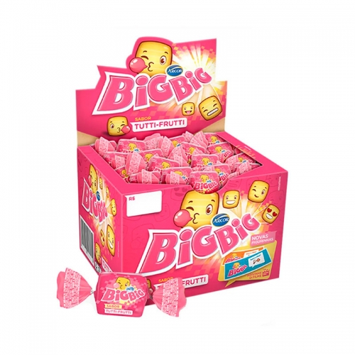 CHICLETE BIG BIG TUTTI FRUTTI 350 GR