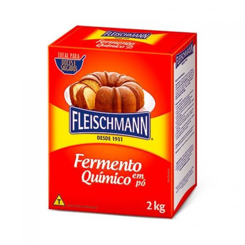 FERMENTO EM PO QUIMICO FLEISCHANN 2 KG