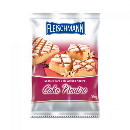 MISTURA CAKE FLEISCHMANN NEUTRO 3 KG