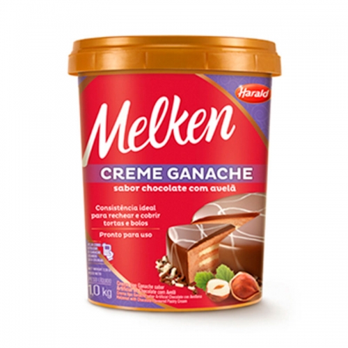 GANACHE CHOC/AVELA MELKEN HARALD 1 KG