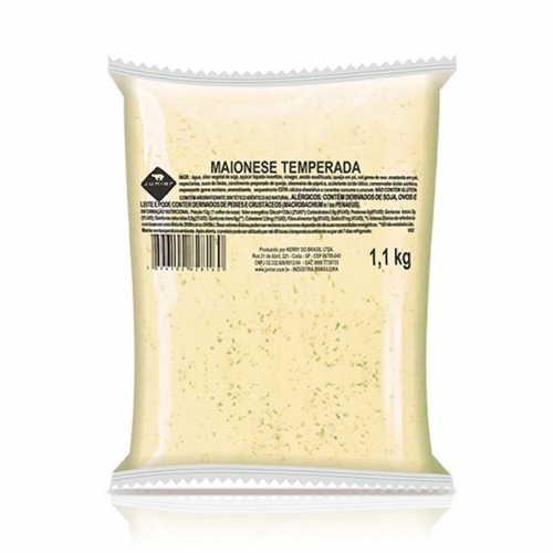 MAIONESE TEMPERADA POUCH JUNIOR 1,1 KG