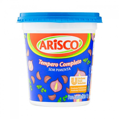 Tempero Completo sem Pimenta 1kg Arisco