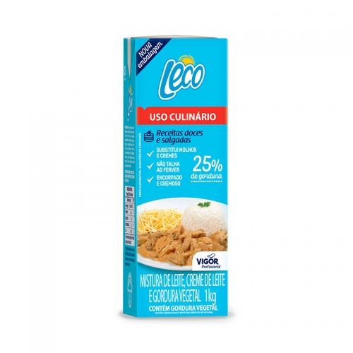 Creme Culinário Leco Vigor 1lt