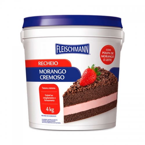 RECHEIO MORANGO CREMOSO FLEISCHMANN 4 KG