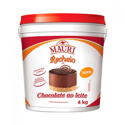 RECHEIO CHOCOLATE AO LEITE MAURI 4 KG