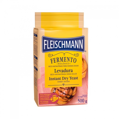 FERMENTO INSTANTÂNEO DOCE FLEISCHMANN 500 GR