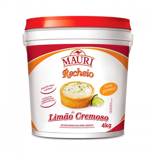 RECHEIO DE LIMÃO CREMOSO MAURI 4 KG