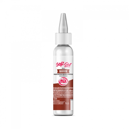 Corante SoftGel Marrom - 60gr