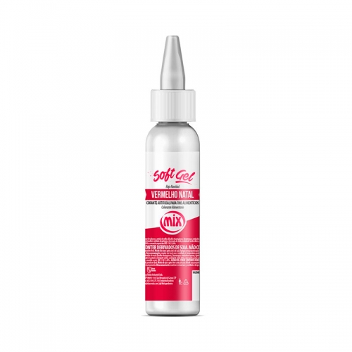 Corante SoftGel Vermelho Natal - 60gr