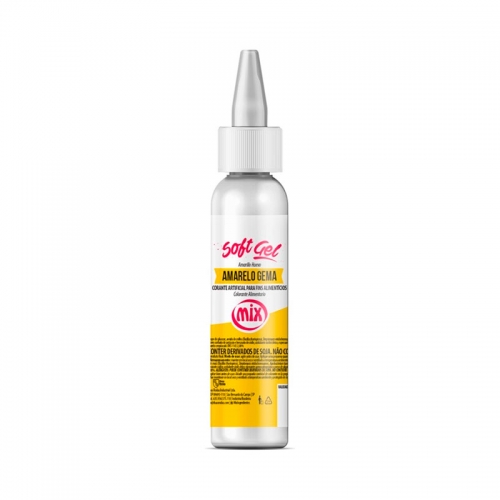 Corante SoftGel Amarelo Gema - 60gr