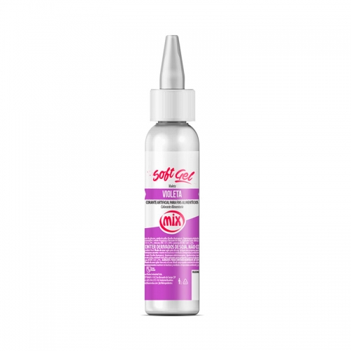 Corante SoftGel Violeta 25grs Mix