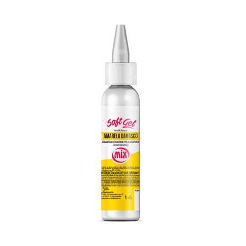 Corante SoftGel Amarelo Damasco 25grs Mix