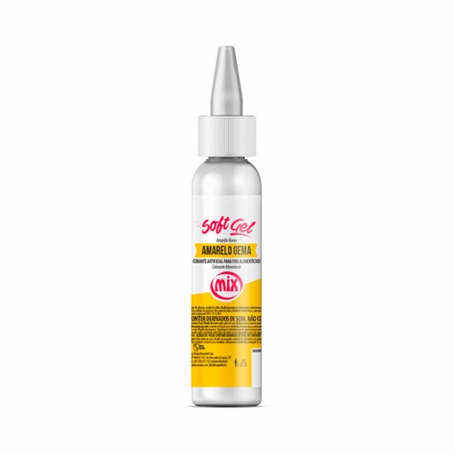 Corante SoftGel Amarelo Gema 25grs Mix