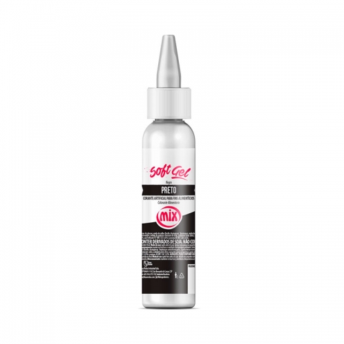 Corante SoftGel Preto Ameixa 25grs Mix