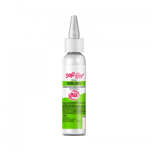 Corante SoftGel Verde Limão 25grs Mix