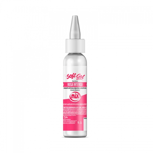 Corante Mix Softgel Rosa Intenso 25 grs