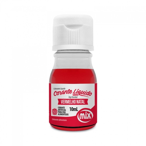 Anilina Vermelho Natal 10ml Mix