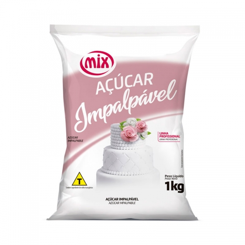 Açúcar de Confeiteiro Impalpável Mix 1Kg