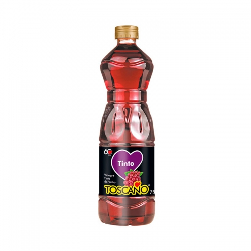 VINAGRE ÁLCOOL TINTO TOSCANO 750 ML
