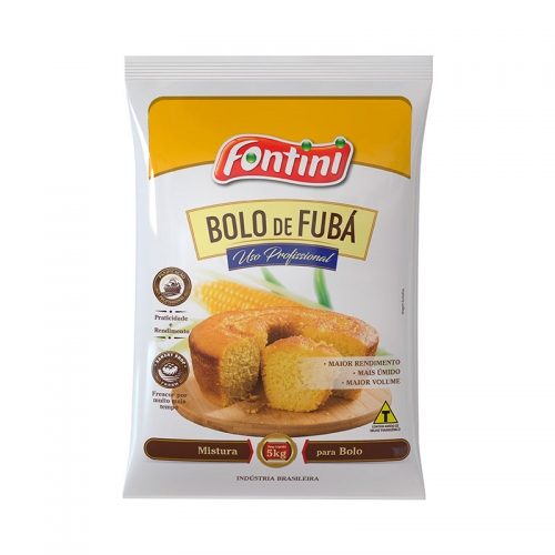 Mistura para Bolo Fontini Sabor Fubá 5Kg