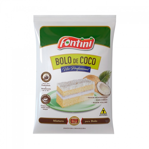 Mistura para Bolo Fontini Sabor Coco 5Kg