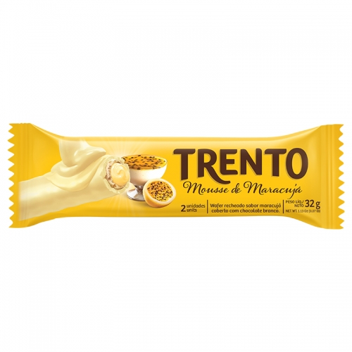 CHOCOLATE TRENTO MOUSSE MARACUJÁ 16/32GR