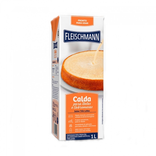 CALDA TRÊS LEITES FLEISCHMANN 1 LT