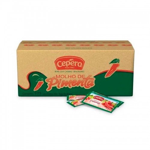 SACHET MOLHO DE PIMENTA CEPÊRA 175 X 7 GR