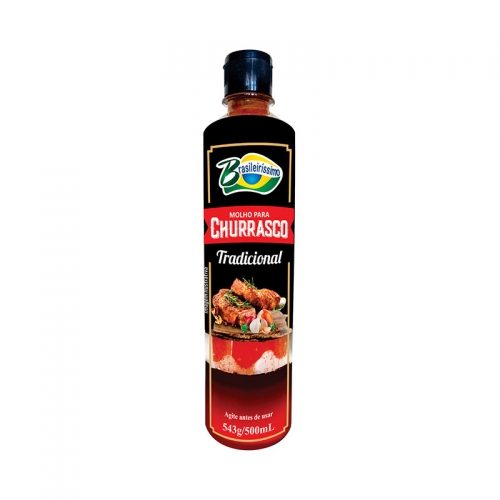 MOLHO PARA CHURRASCO  BRASILEIRÍSSIMO 500 ML