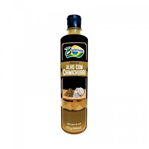 MOLHO DE ALHO C/ CHIMICHURRI BRASILEIRÍSSIMO 500ML