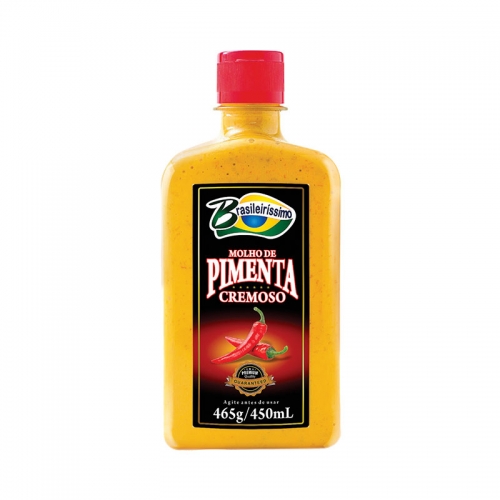 MOLHO DE PIMENTA CREMOSO BRASILEIRÍSSIMO 450ML