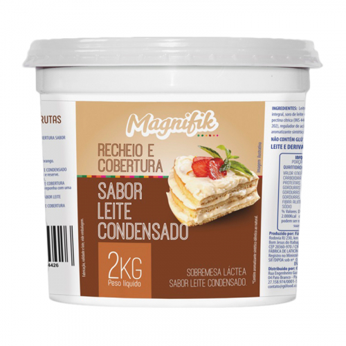 COBERTURA E RECHEIO DE LEITE CONDENSADO MAGNIFIK 2 KG