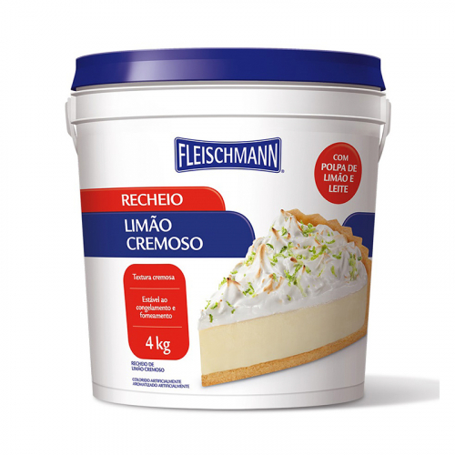 RECHEIO FORNEÁVEL LIMÃO CREMOSO FLEISCHMANN 4 KG