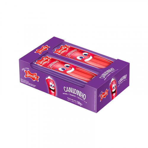 BALA CANUDINHO MORANGO DOCILE 12x15 GR