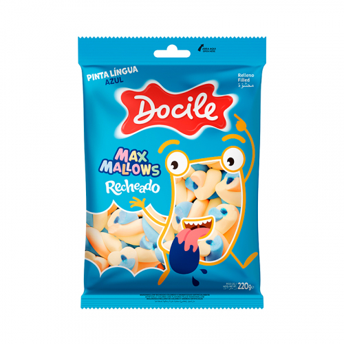 MARSHMALLOW PINTA LÍNGUA RECHEADO DOCILE 220 GR