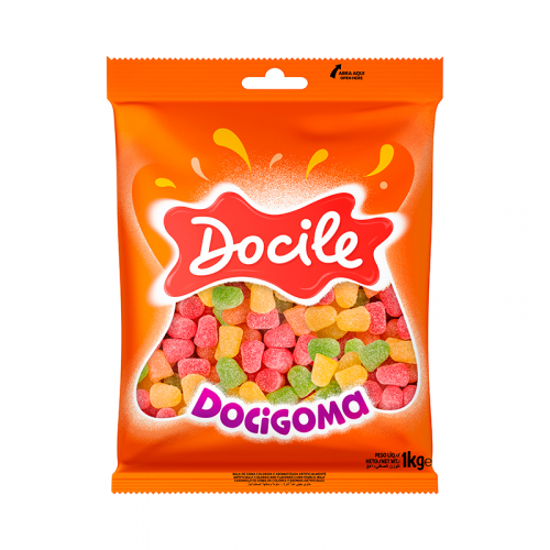BALA DOCIGOMA SINO COLORIDO DOCILE 1 KG
