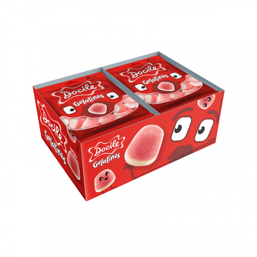 BALA GELATINES MINI BEIJOS DOCILE 12x15 GR