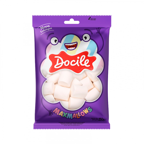 MARSHMALLOW TUBO BRANCO BAUNILHA DOCILE 250 GR