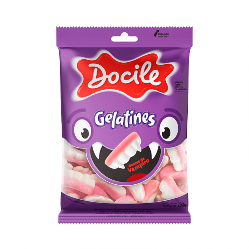 BALA GELATINES DENTADURAS DOCILE 250 GR