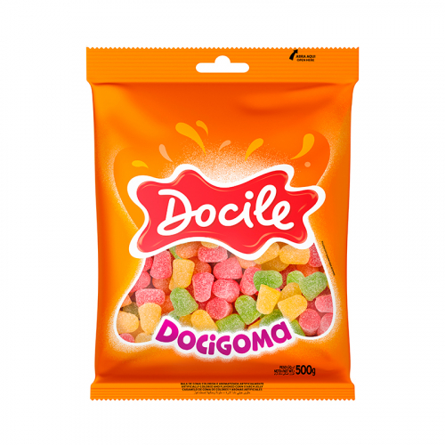 BALA DOCIGOMA SINO COLORIDO DOCILE 500 GR