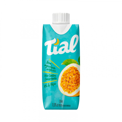 SUCO TIAL CAIXA TAMPA 12x330 ML MARACUJÁ