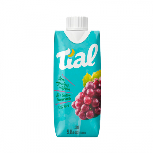 SUCO TIAL CAIXA TAMPA 12x330 ML UVA