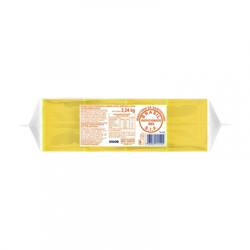 QUEIJO CHEDDAR 174 FATIAS VIGOR 2,24 KG