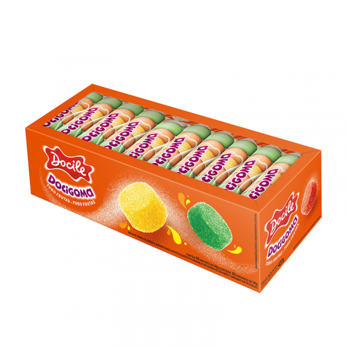 BALA GOMA TUBO SORTIDAS DOCILE 30x30 GR