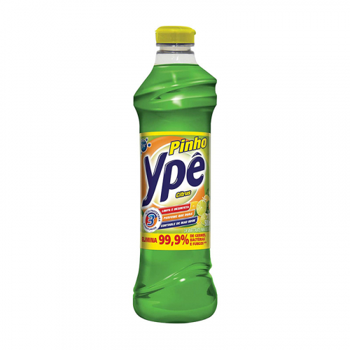 Desinfetante Pinho Ypê Citrus - 12 uni. de 500ml