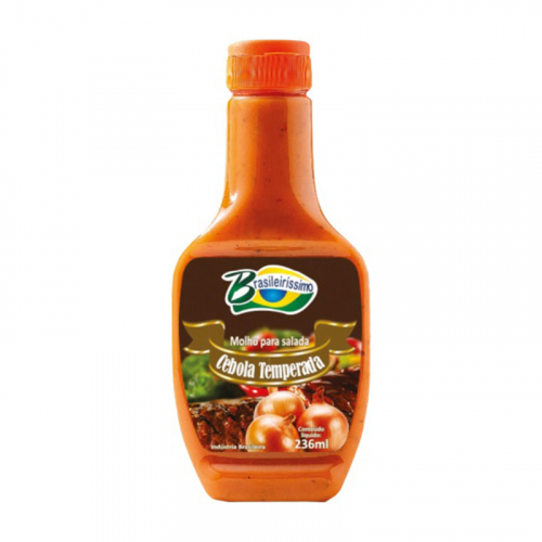 MOLHO PARA SALADA BRASILEIRÍSSIMO DE CEBOLA TEMPERADA 236 ML