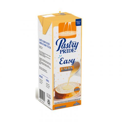 CALDA DE LEITE CONDENSADO PASTRY PRIDE EASY UHT RICH 1 LT