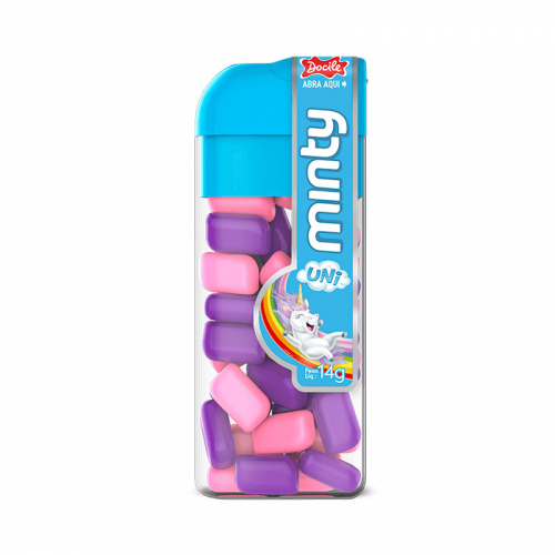 21674-PASTILHA MINI MINTY UNI DOCILE 12x14GR