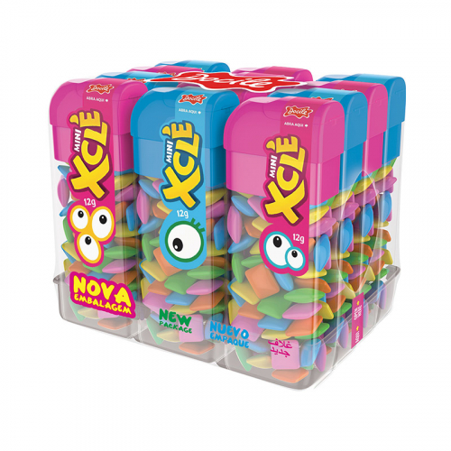 CHICLETE X-CLÉ TUTTI FRUTTI DOCILE 12x12 GR